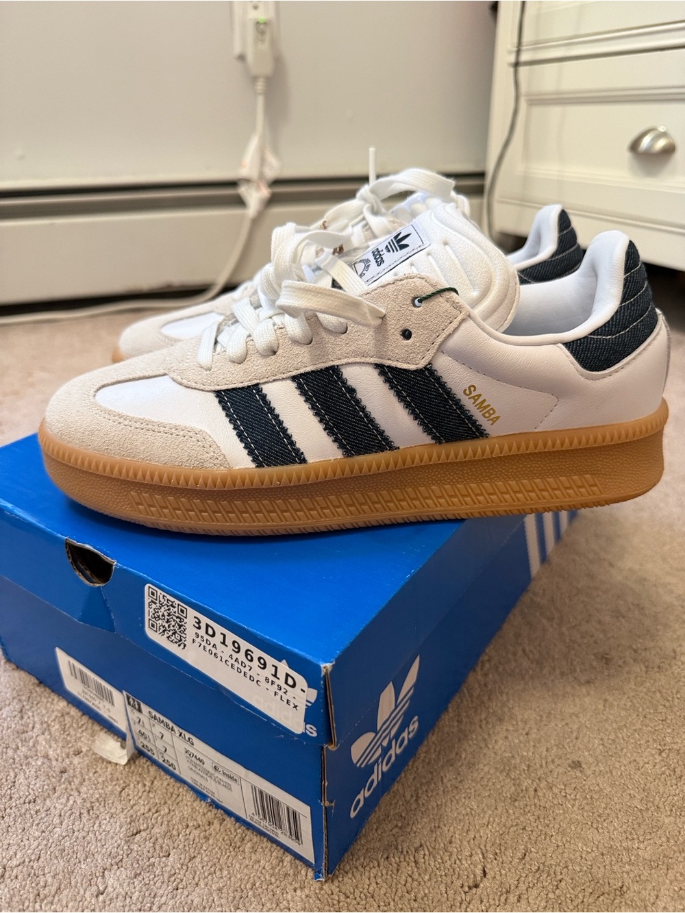Adidas Samba XLG denim